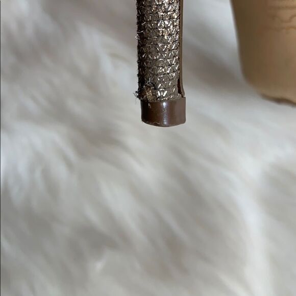 Nina Gold Ankle Strap Sandals Sz 10 - Picture 7 of 7